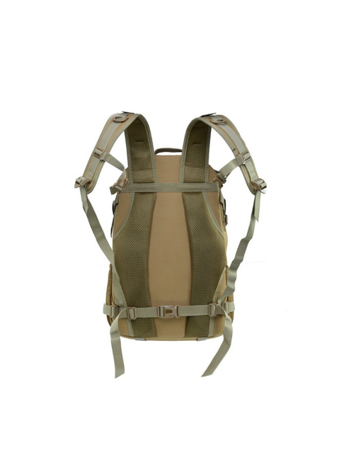 Men's Waterproof Casual Travel Camouflage Shoulder Bag Hiking Cross-country Camping Sports Outdoor Mountaineering Tactical Backpack-Color:Black-Capacity:20-35L - Image 5